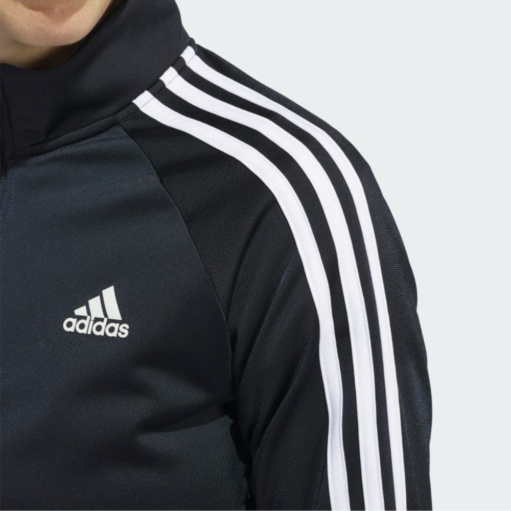 BNWT Women's Adidas Essentials Warm-Up Slim 3-Stripes Track Jacket! - Picture 4 of 5